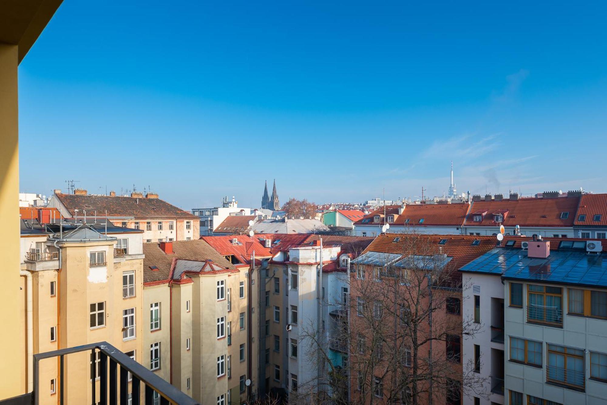 Sunny Safron Apartment Praga Esterno foto