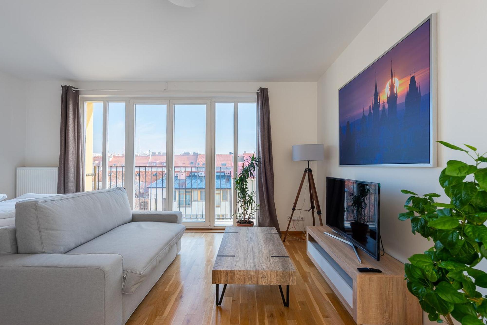 Sunny Safron Apartment Praga Esterno foto