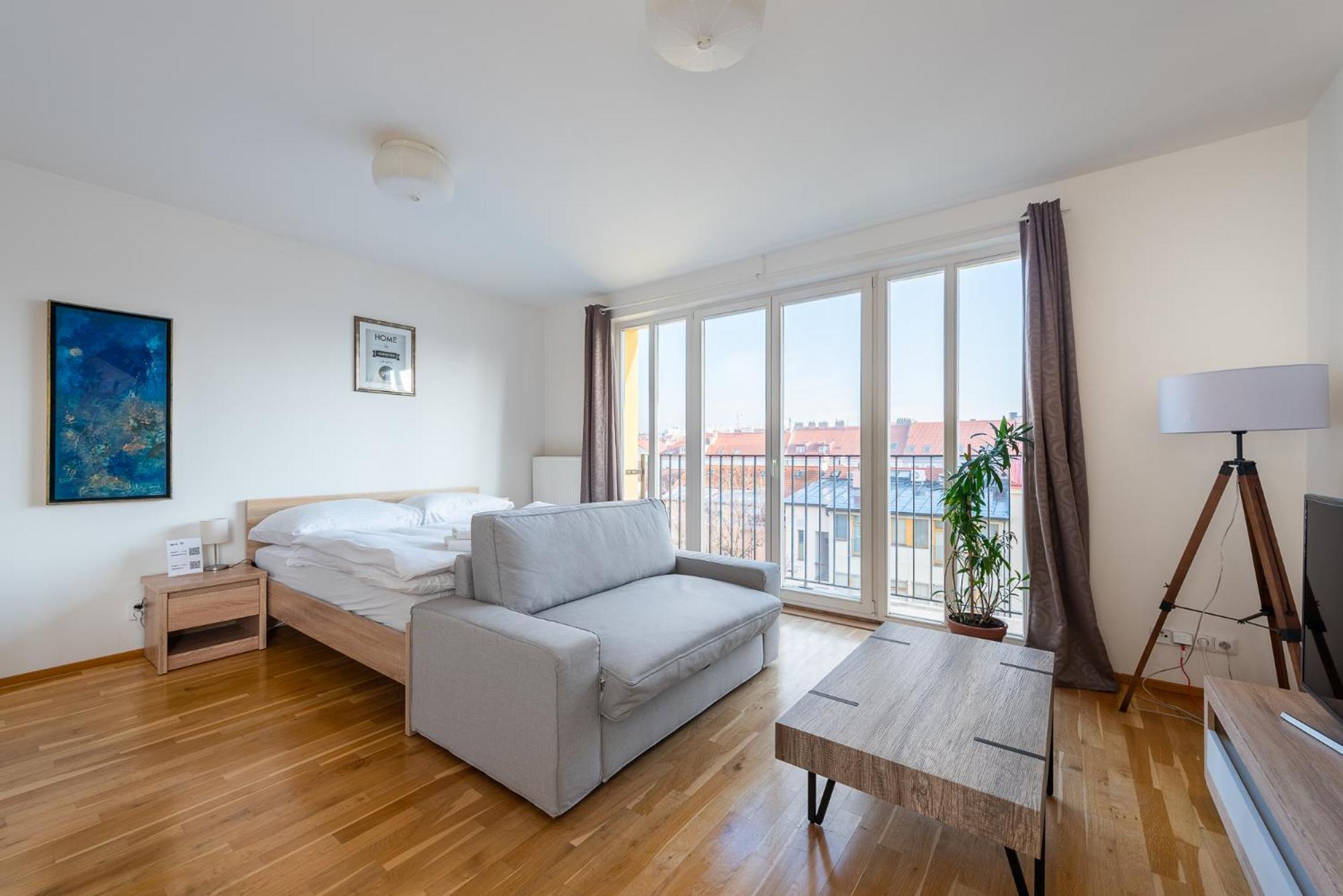 Sunny Safron Apartment Praga Esterno foto